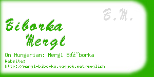 biborka mergl business card